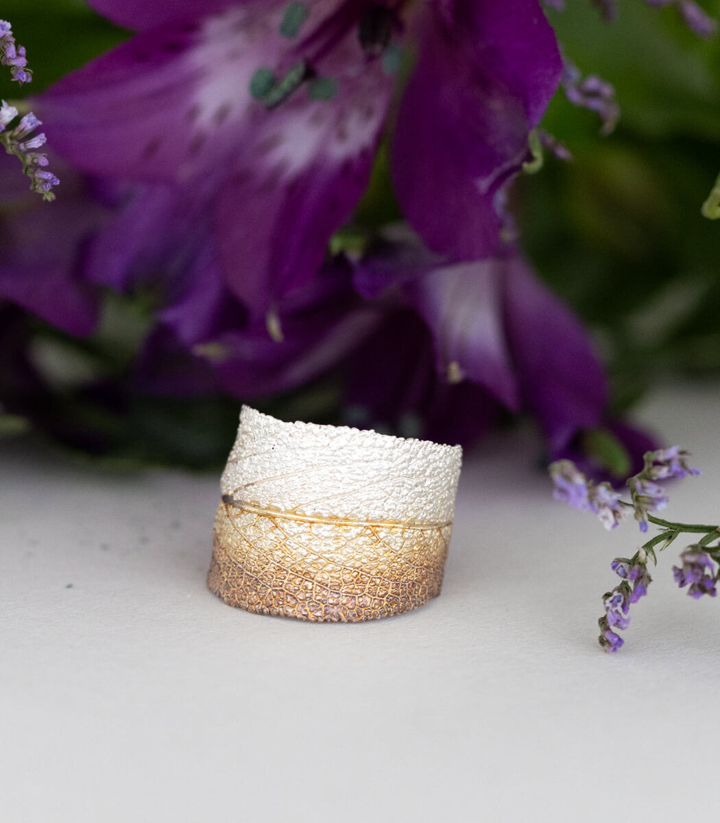 Silber Ring Salbei Gr. 57