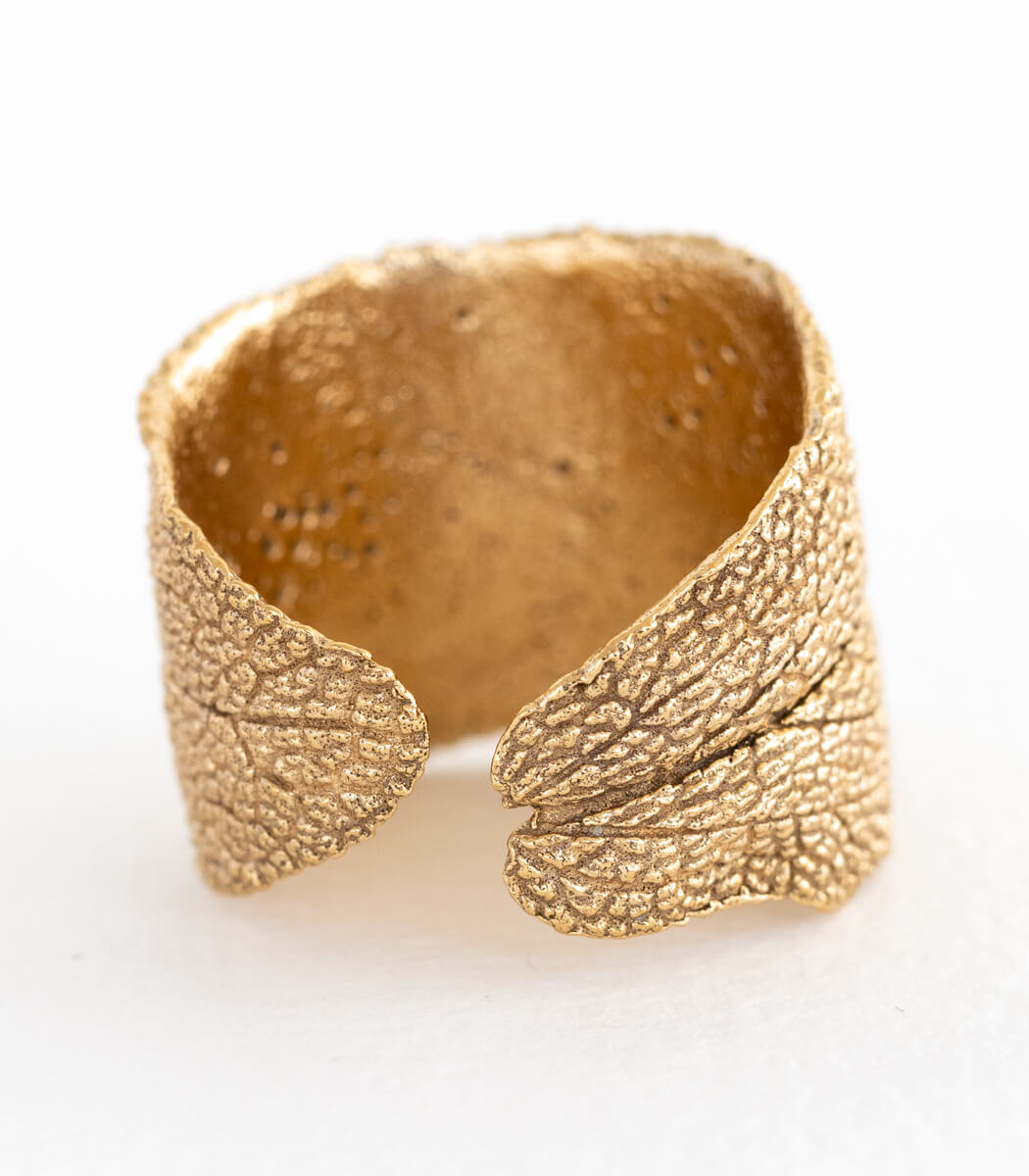 Bronze Ring Salbei Gr. 53