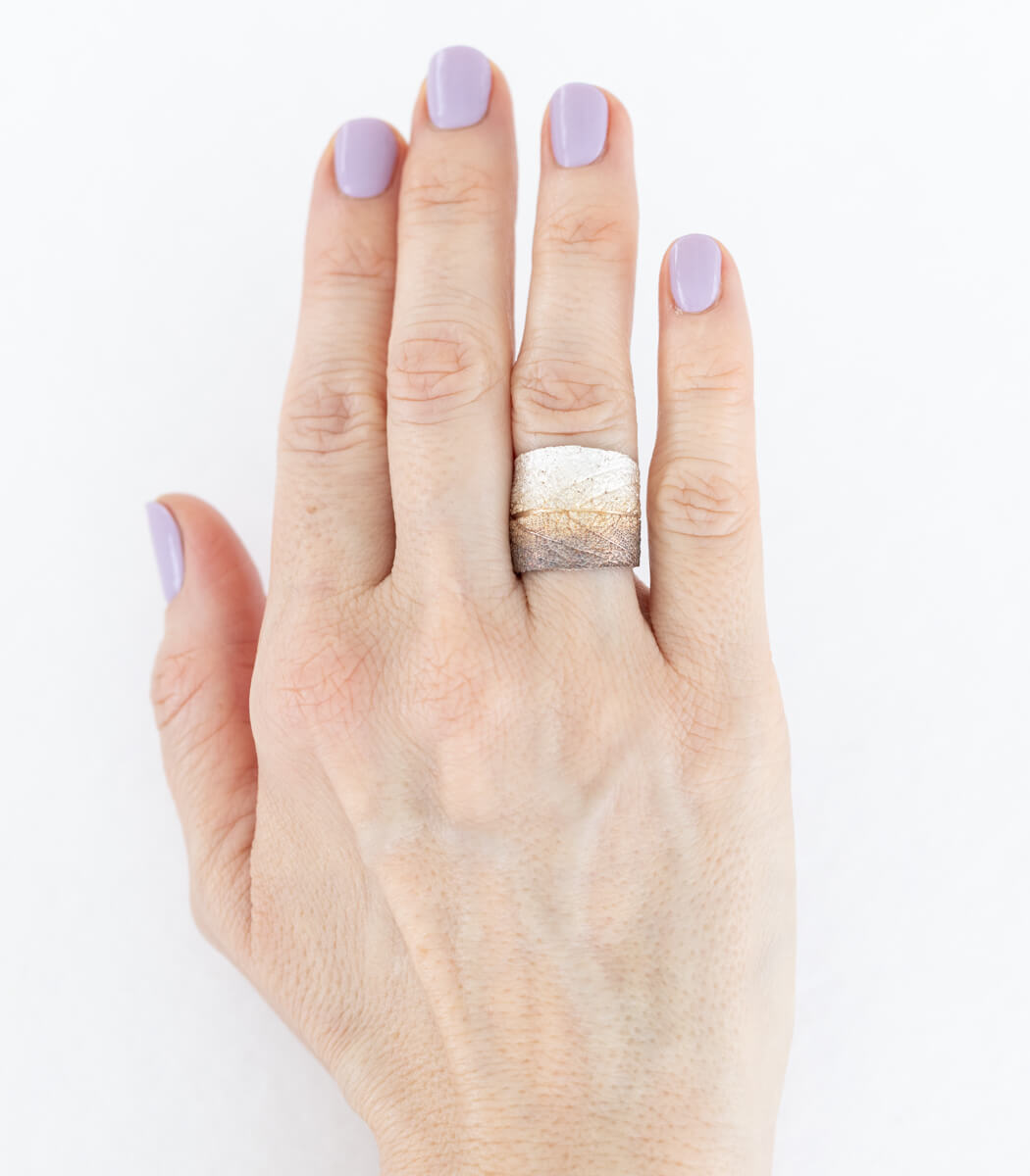 Salbei Ring Silber Gr. 57