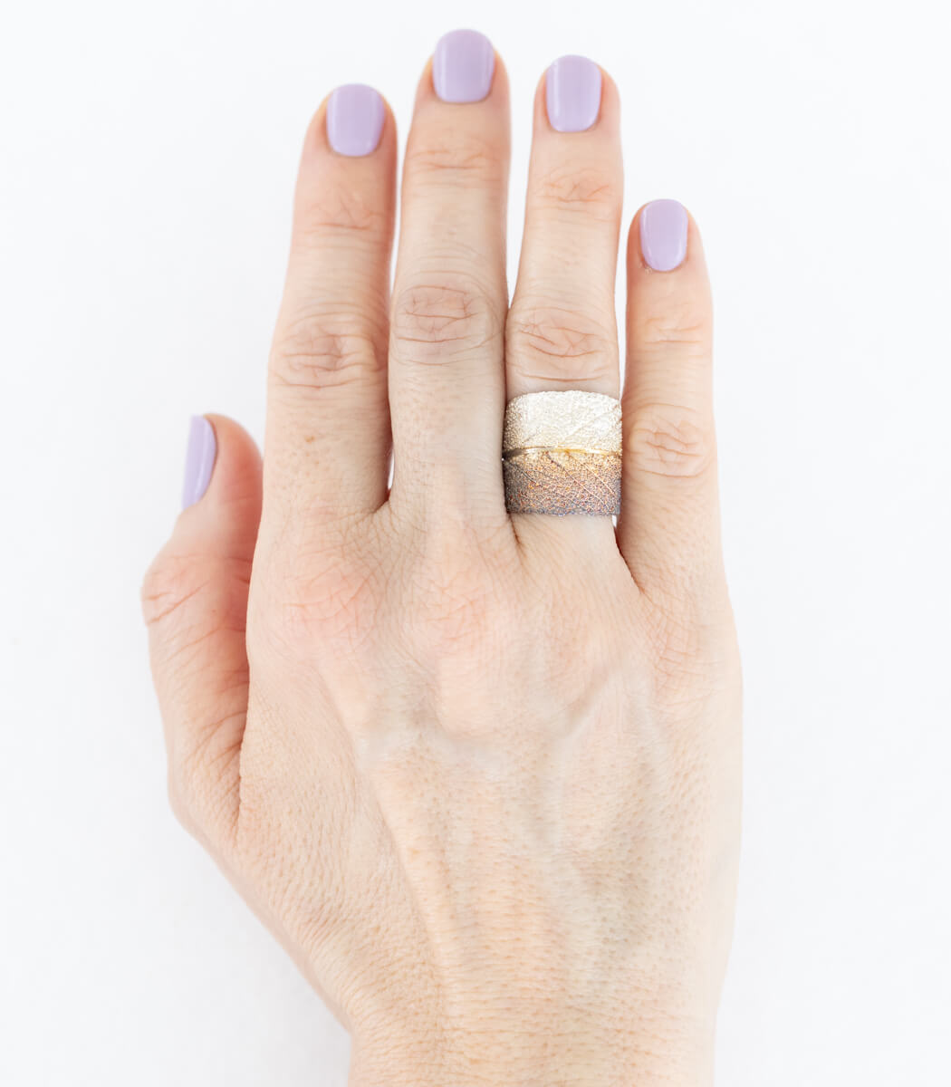 Silber Ring Salbei Gr. 57