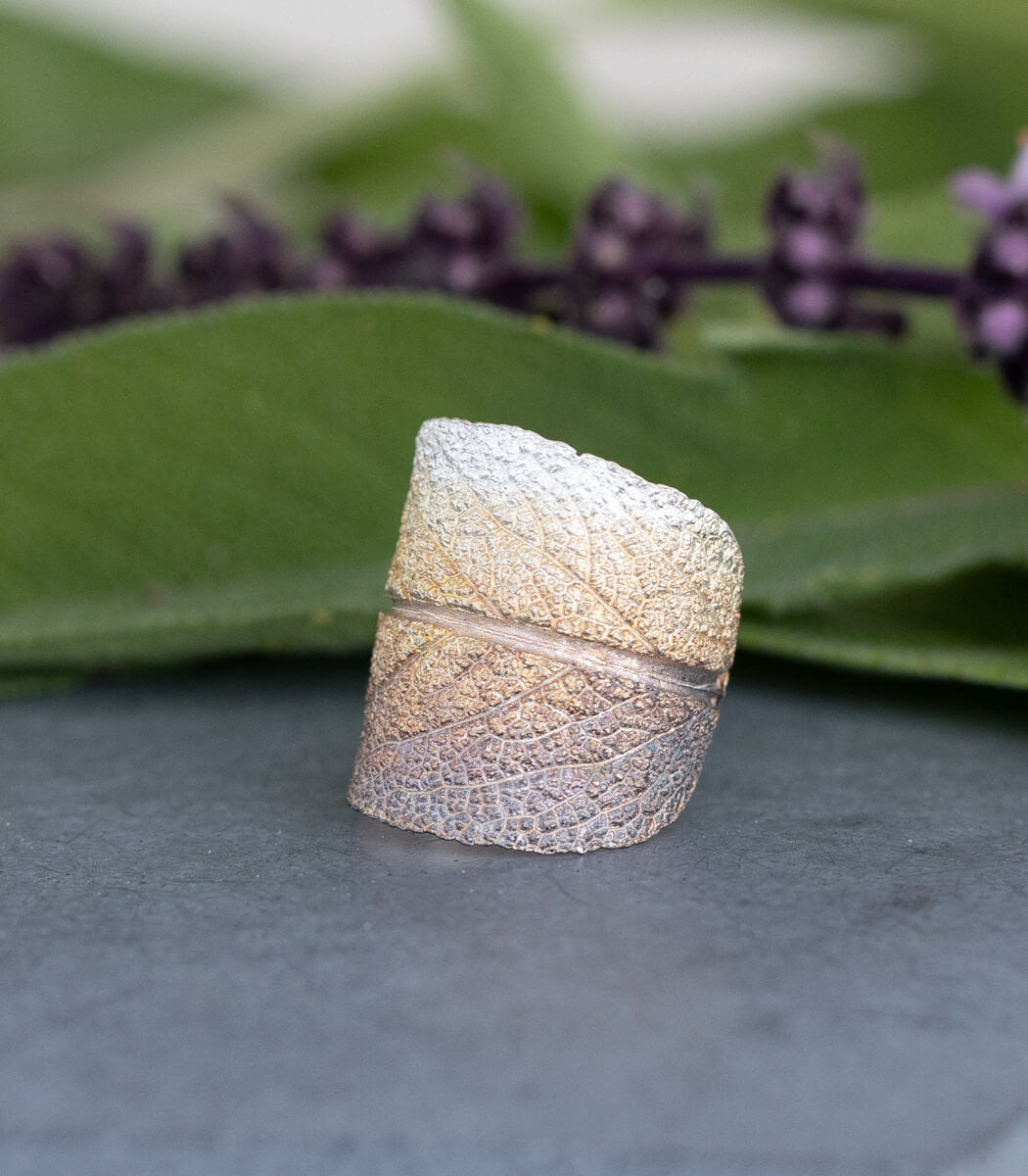 Salbei Ring Silber Gr. 54