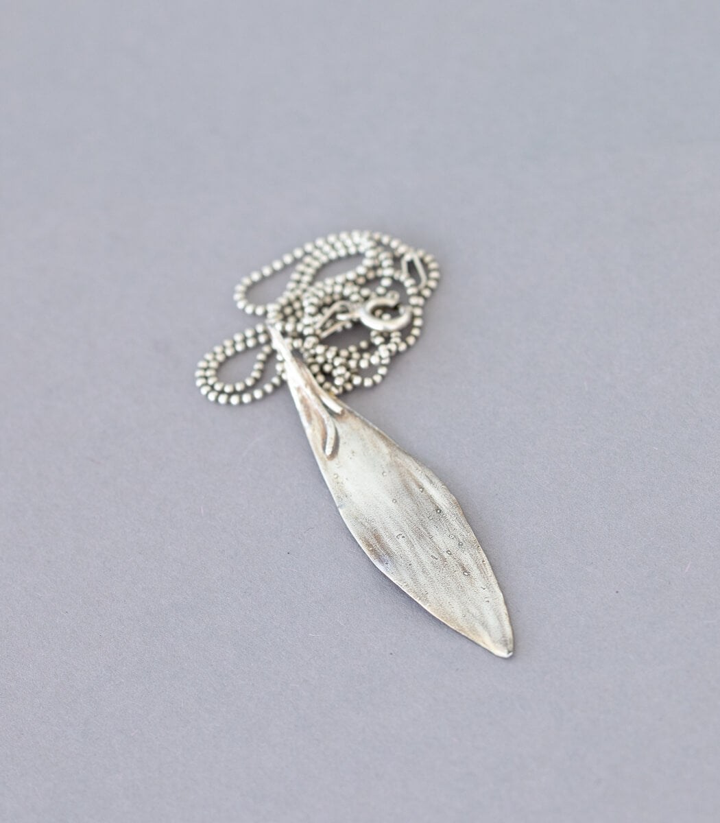 Weidenblatt Anhänger Silber