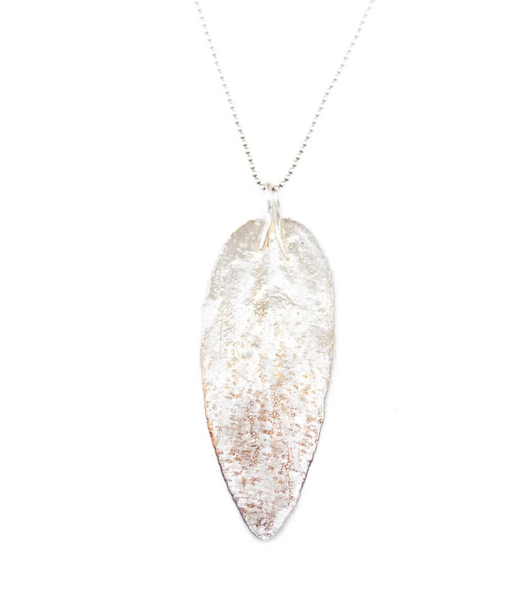 Salbeiblatt Anhänger Silber