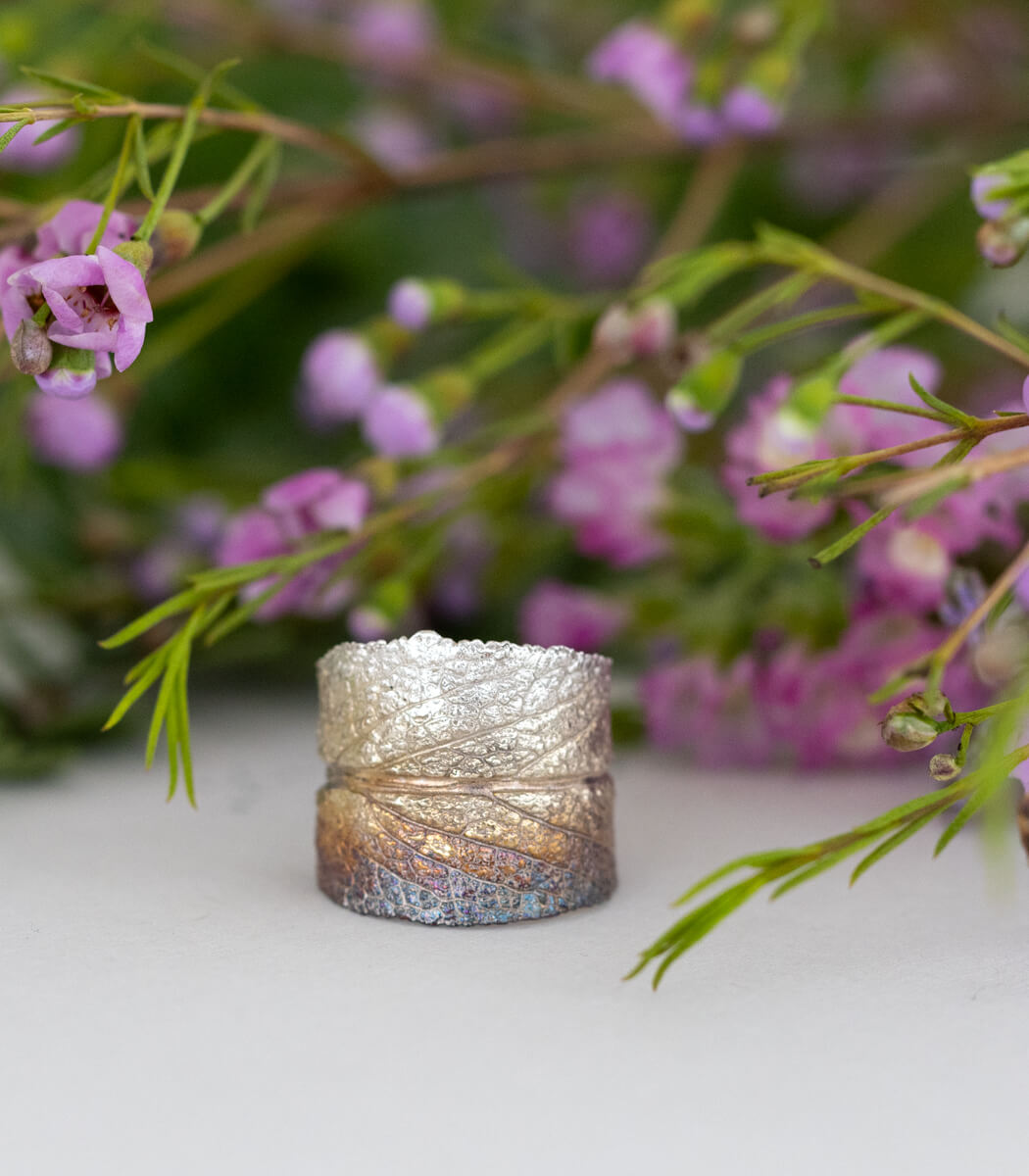 Salbei Ring Silber Gr. 54