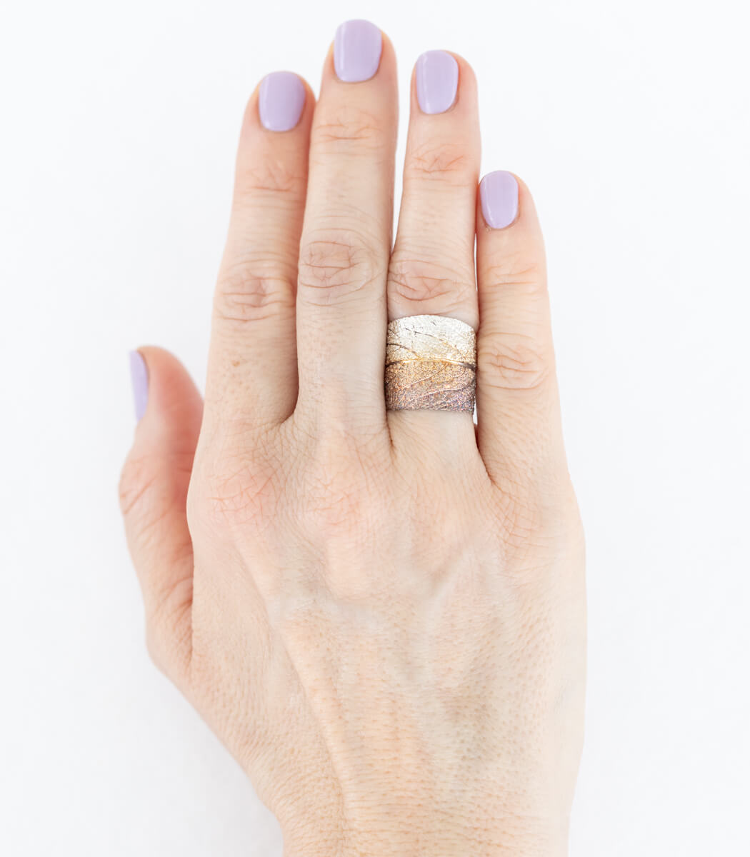 Silber Ring Salbei Gr. 54