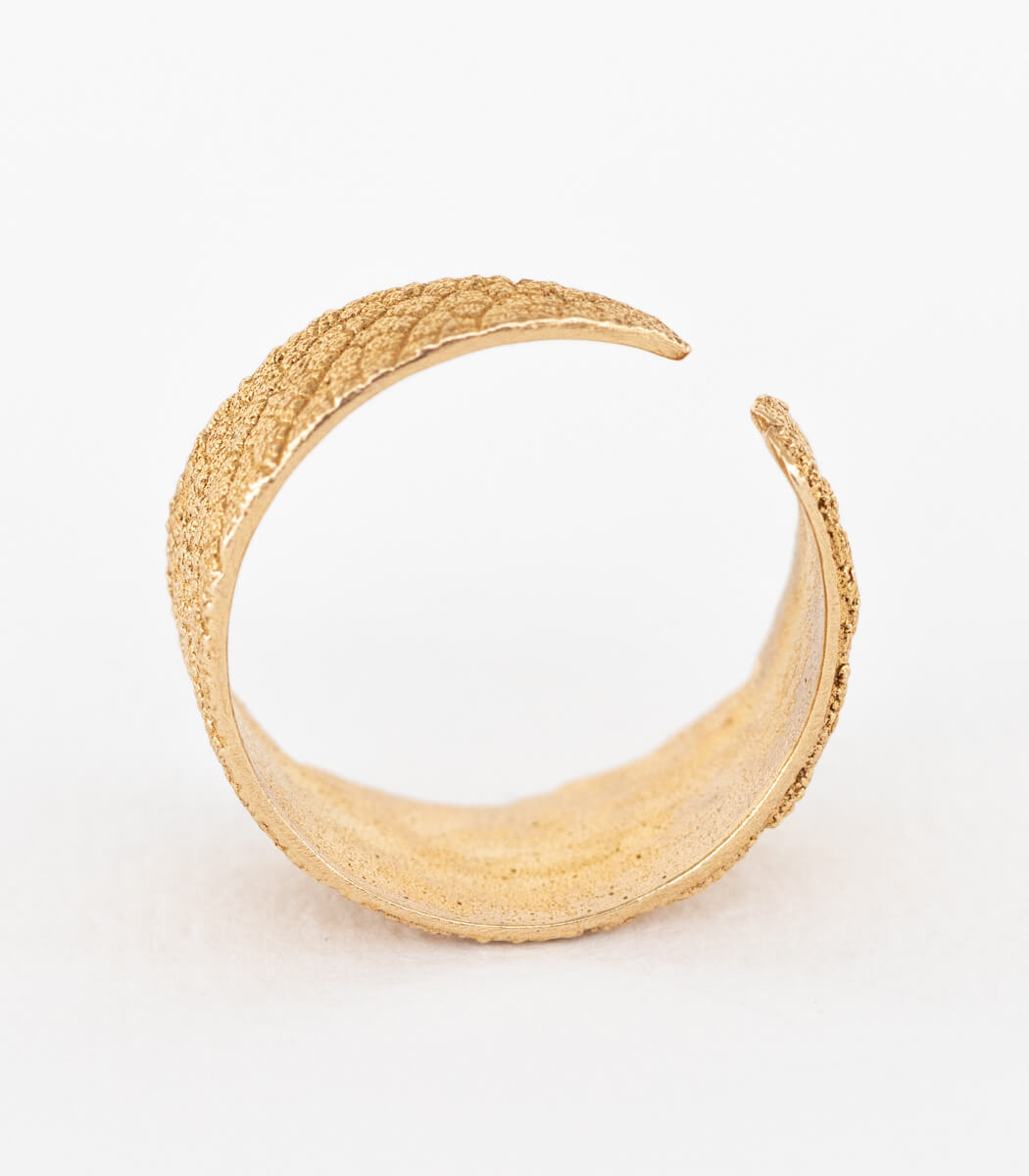 Salbei Ring halb Bronze Gr. 61