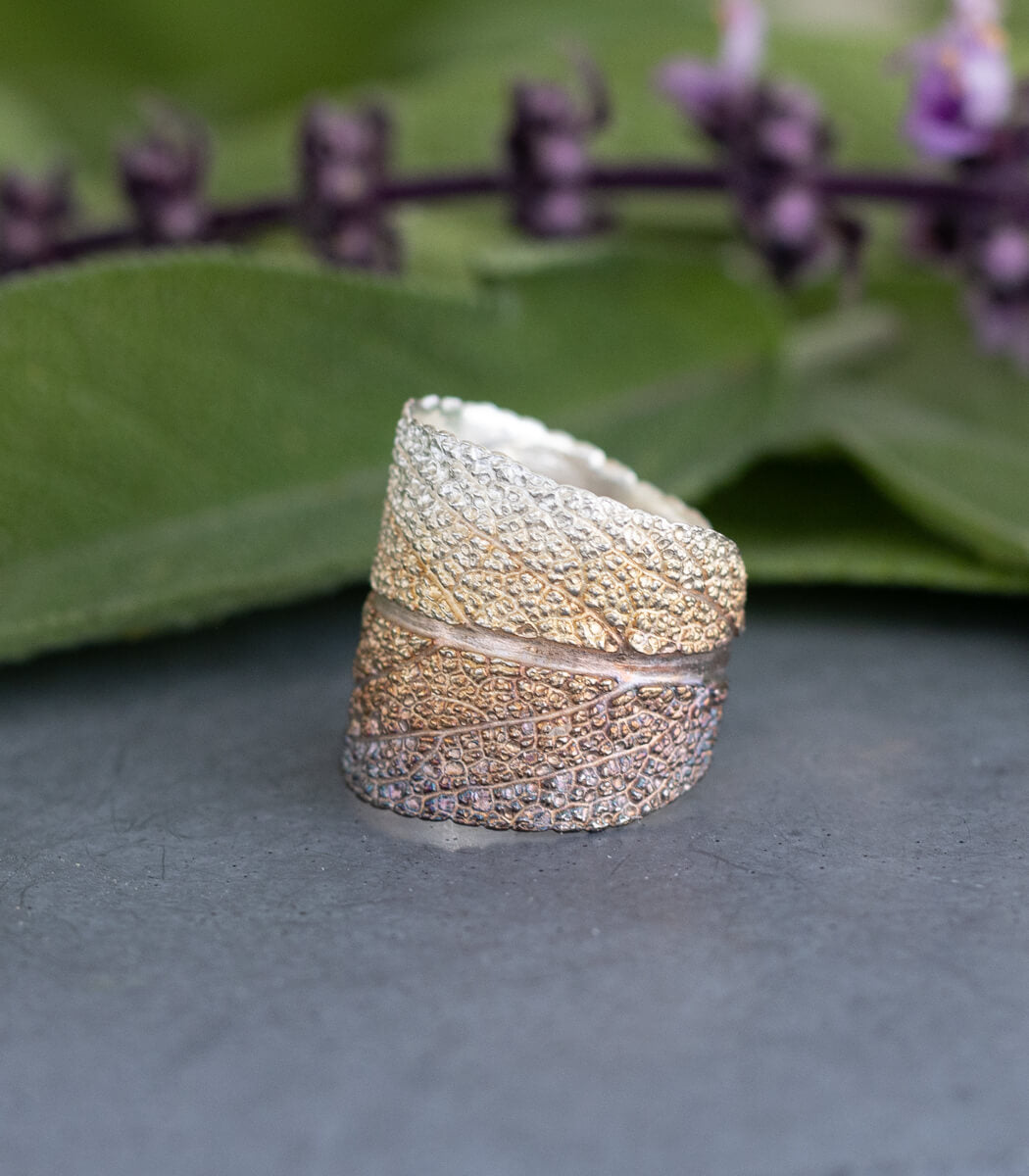 Salbei Ring Silber Gr. 57