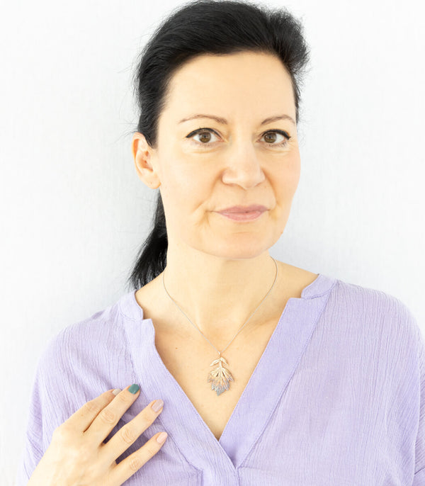 Beifuß Anhänger Silber