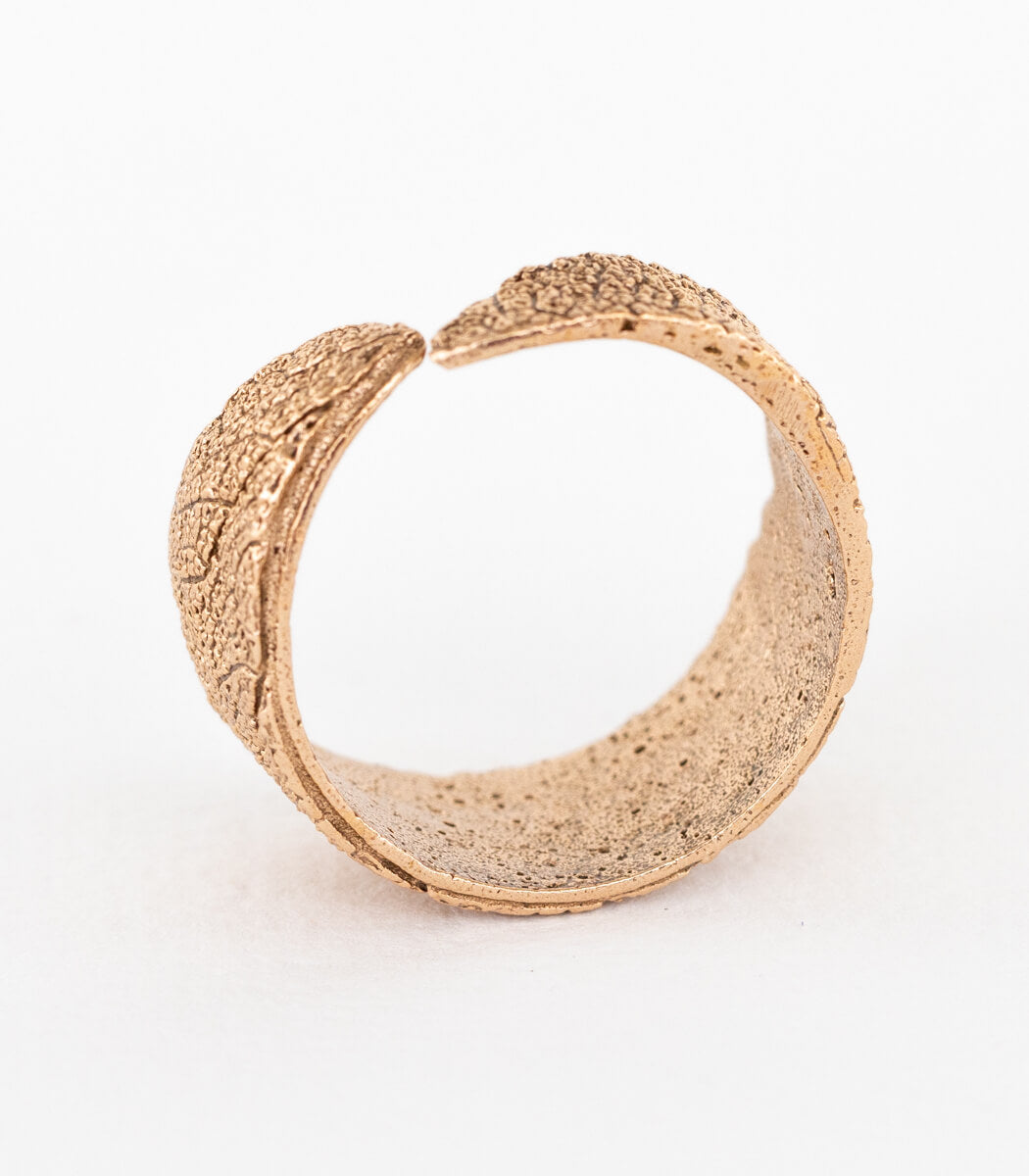 Salbei Ring halb Bronze Gr. 59