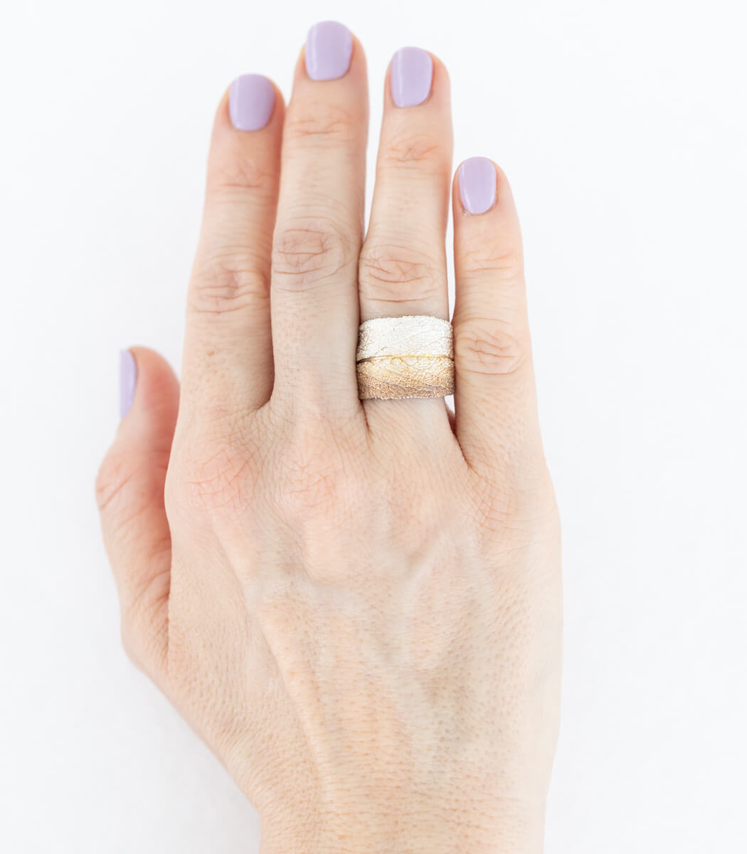 Silber Ring Salbei Gr. 57