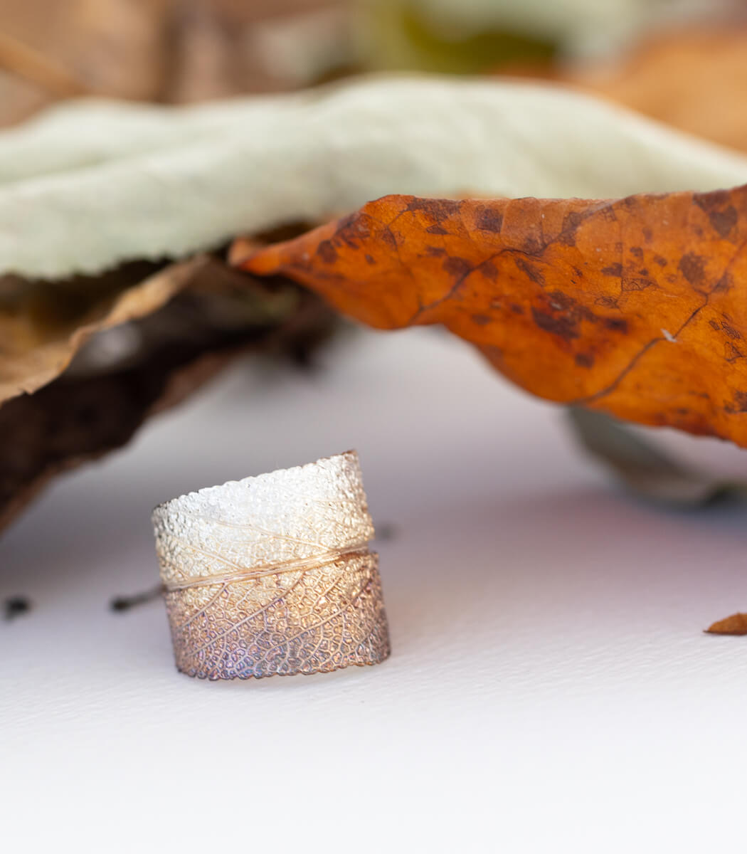 Silber Ring Salbei Gr. 54