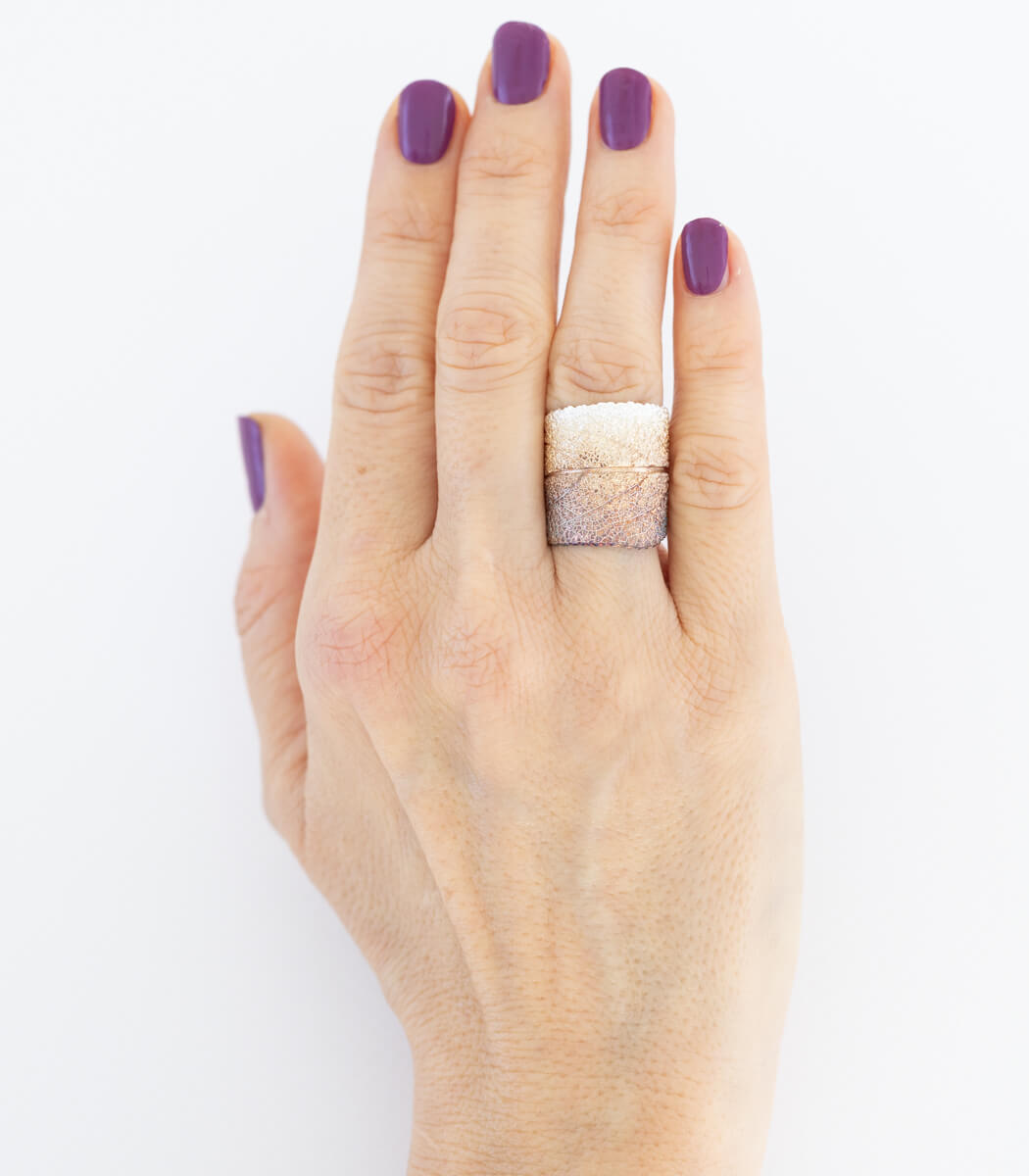 Silber Ring Salbei Gr. 59