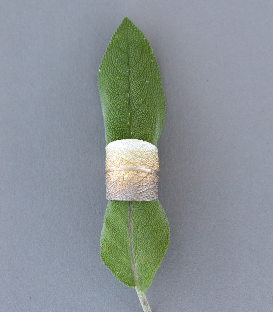 Salbei Ring Silber Gr. 54