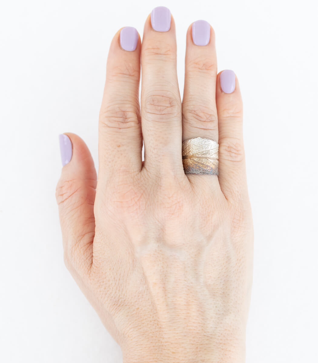 Salbei Ring Silber Gr. 54