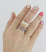 Silber Ring Salbei Gr. 58