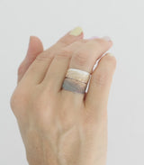 Silber Ring Salbei Gr. 55