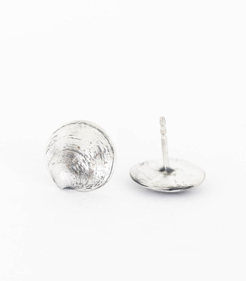 Silber Ohrstecker Muschel