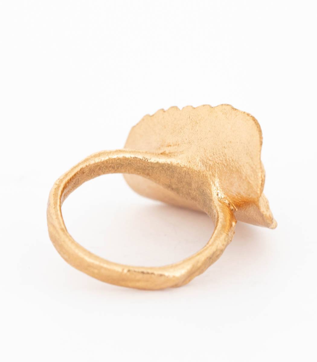 Bronze Ring Muschel Gr.55