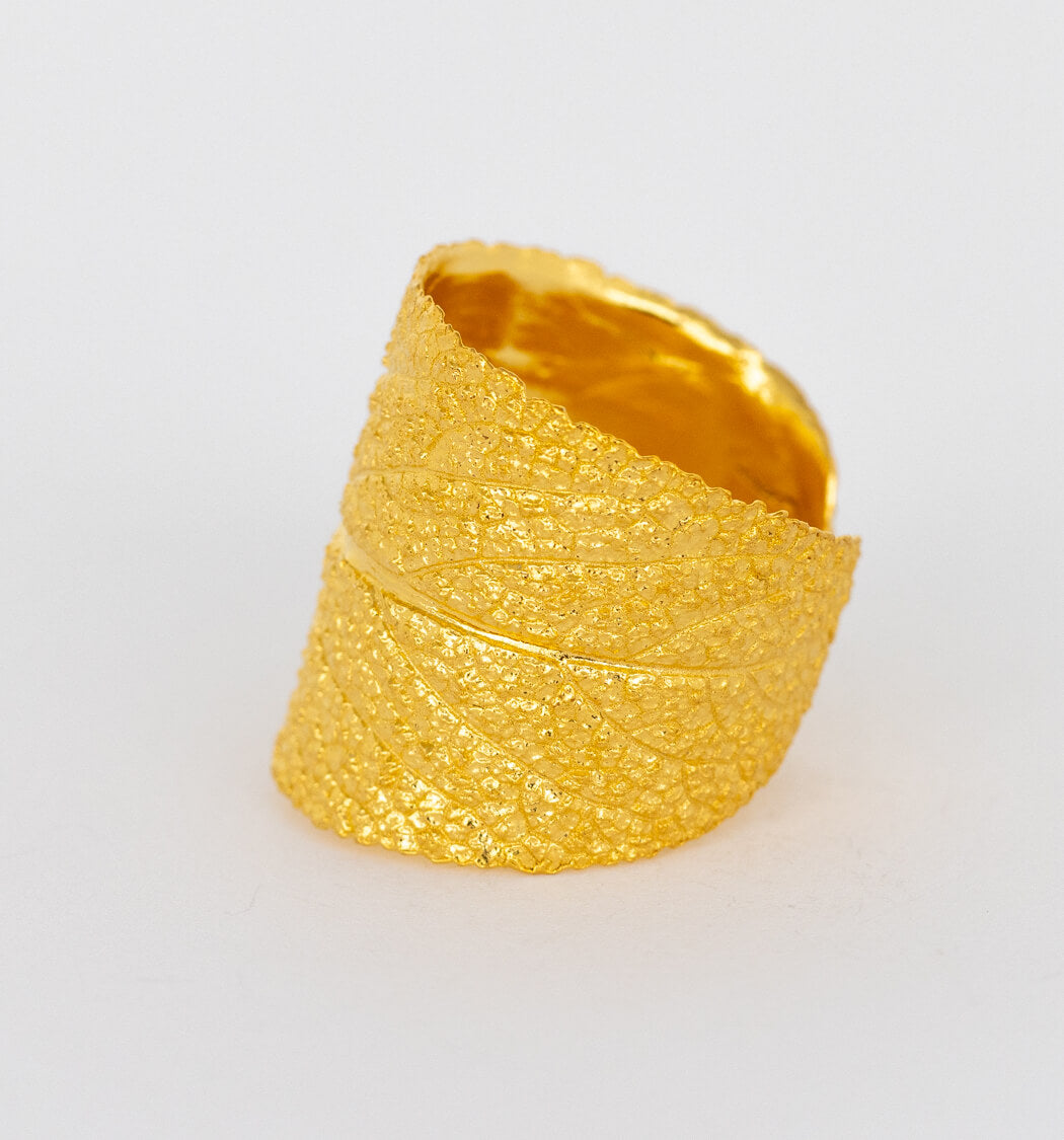 Gold Ring Salbei Gr. 53