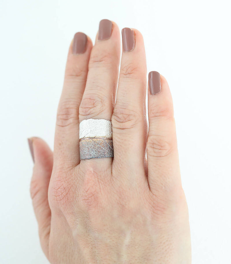 Silber Ring Salbei Gr.62