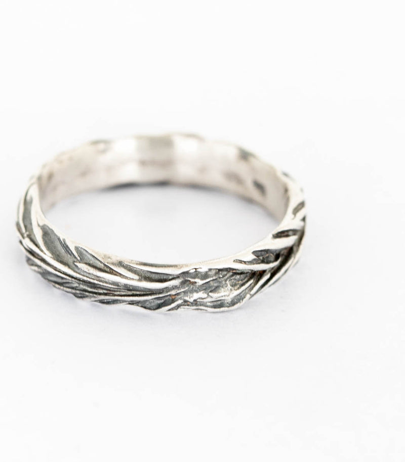 Silber Ring Gräser Gr. 57