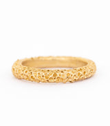 Bronze Ring Korallenstruktur Gr. 59