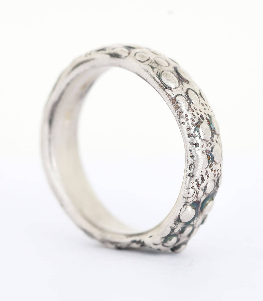 Silber Ring Seeigel Gr.57