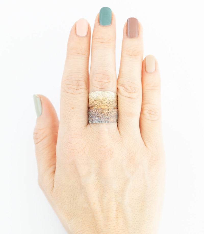 Silber Ring Salbei Gr. 63