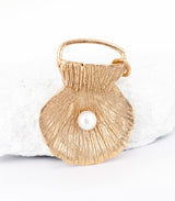 Bronze Anhänger Muschel
