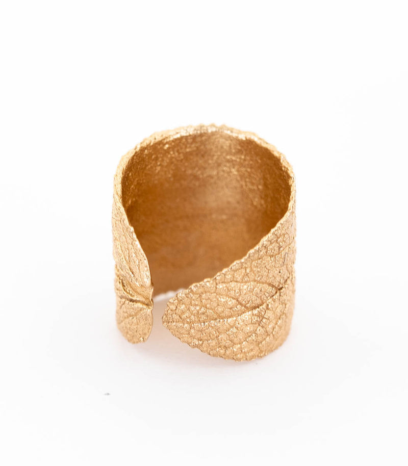 Bronze Ring Salbei Gr. 48