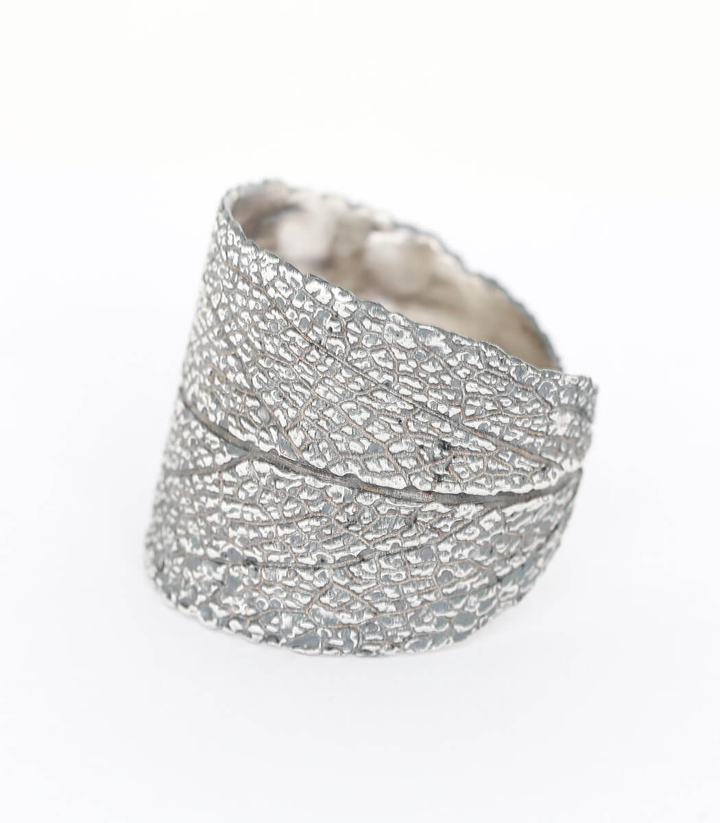 Silber Ring Salbei Gr.60