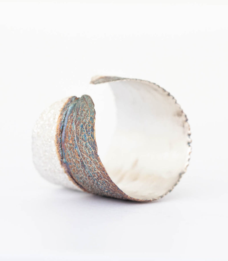 Silber Ring Salbei Gr.60