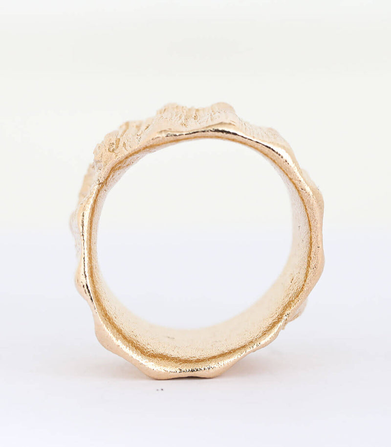 Bronze Ring Muschel Gr.58