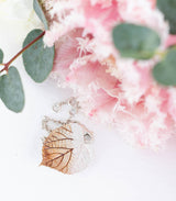 Silber Armband Lindenblatt