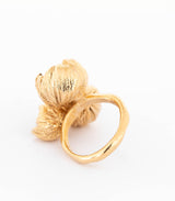 Bronze Ring 3 Blüten Gr. 52