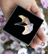 Silber Ohrhänger Ginkgoblatt
