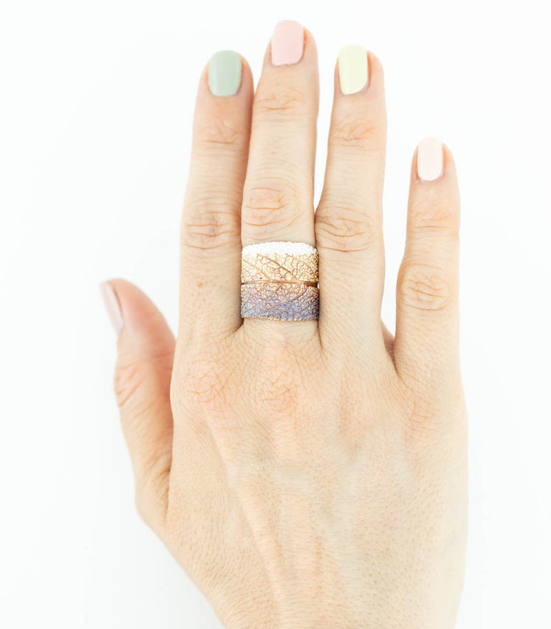 Silber Ring Salbei Gr. 61
