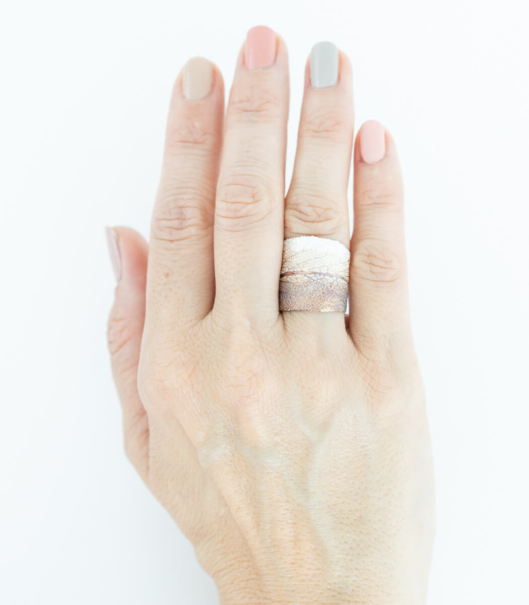 Silber Ring Salbei Gr. 58