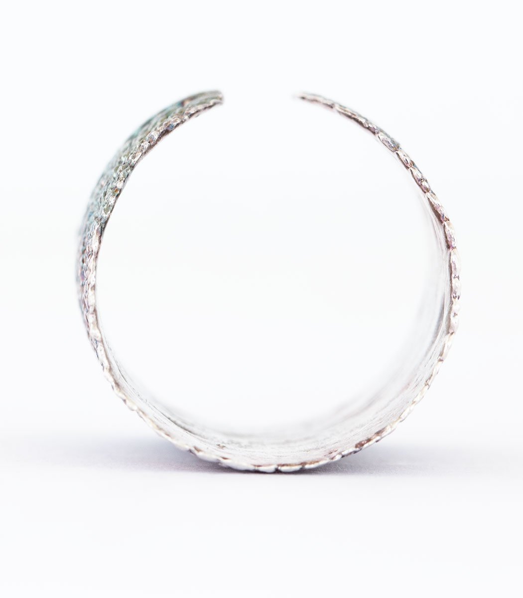 Silber Ring Salbeiblatt