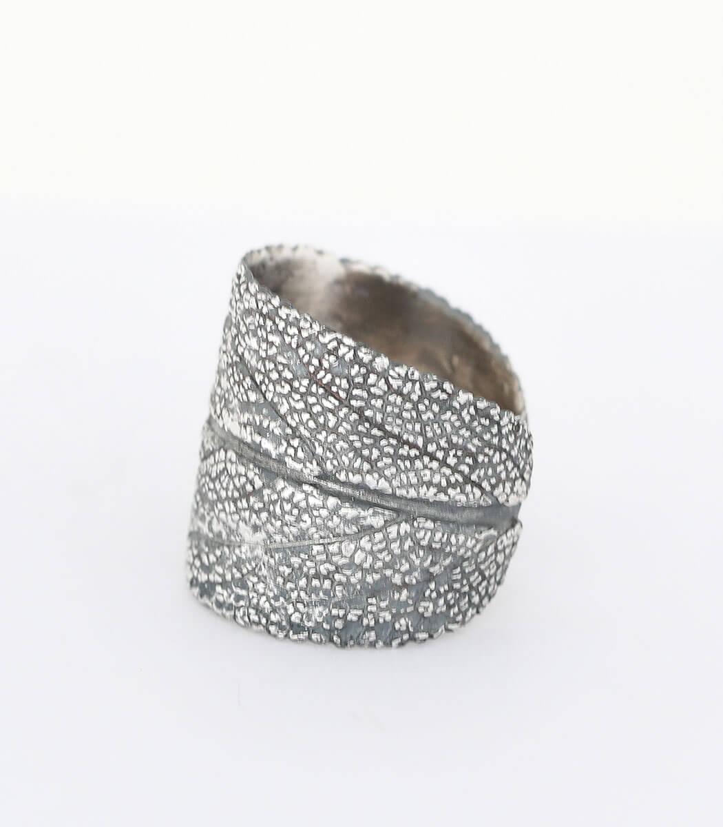 Silber Ring Salbei Gr.54