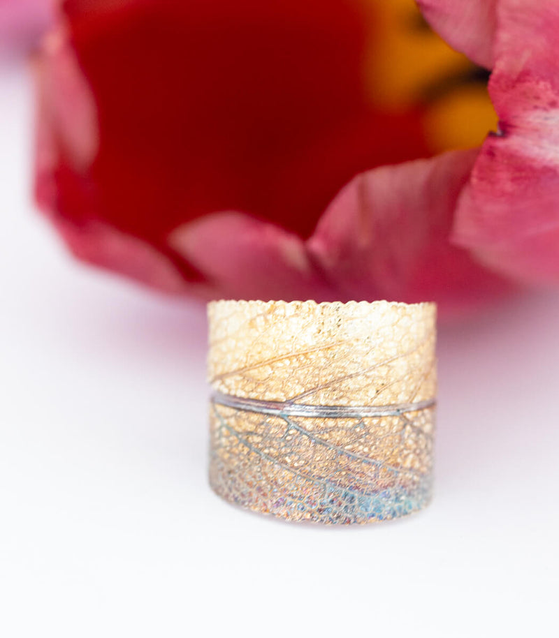 Silber Ring Salbei Gr. 59