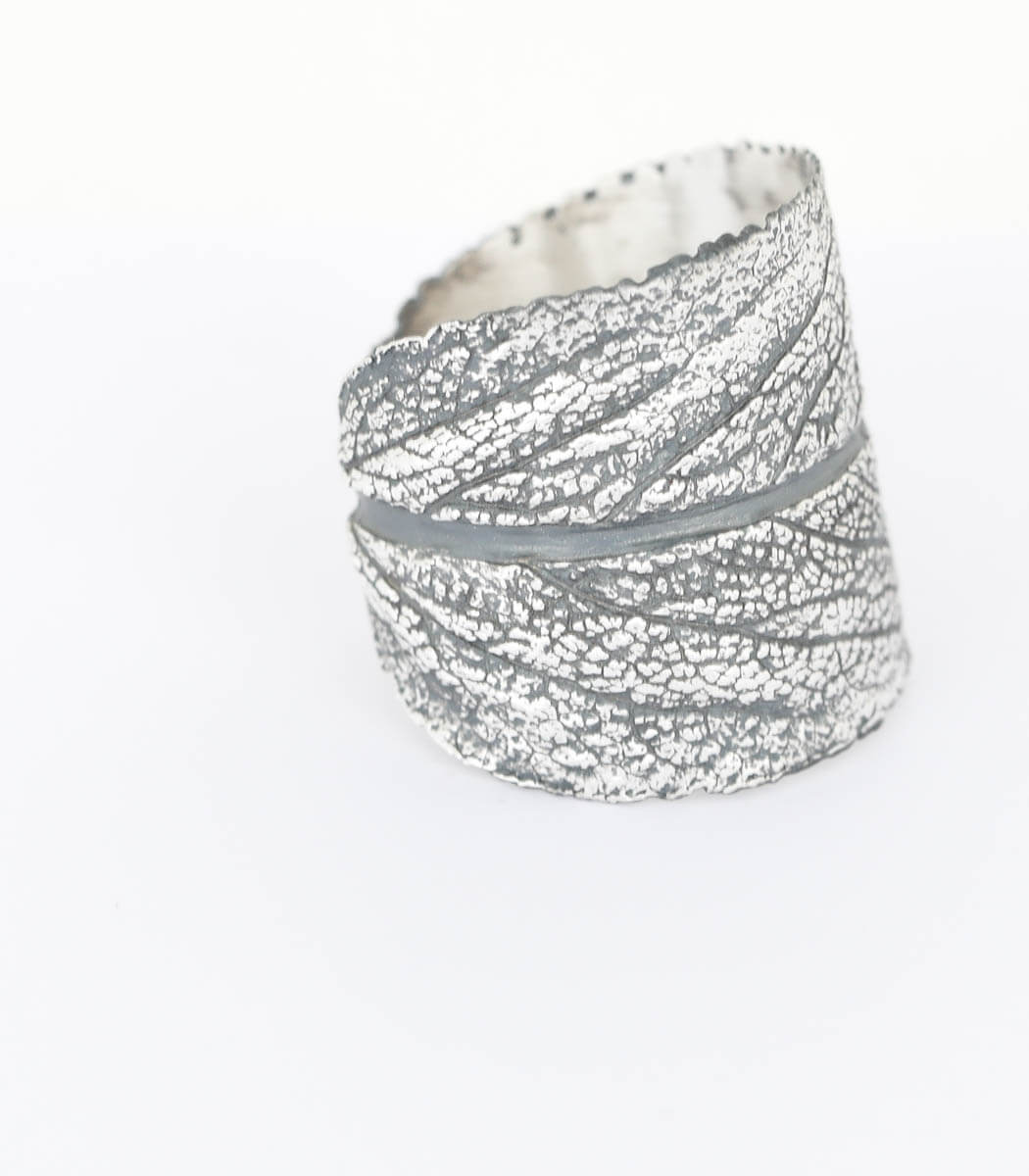 Silber Ring Salbei Gr.62