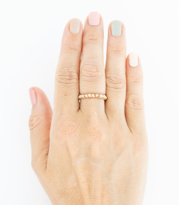Ring Bronze Blütenknopspen Gr. 53