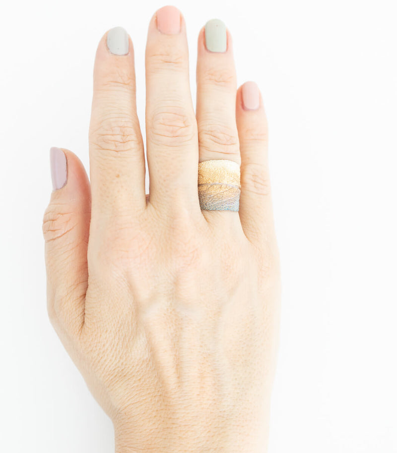 Silber Ring Salbei Gr. 54
