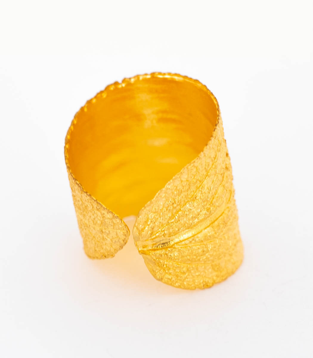 Ring Gold Salbei Gr. 54