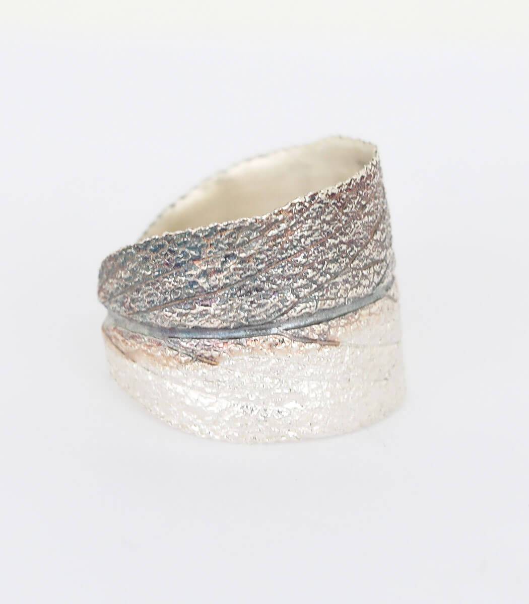 Silber Ring Salbei Gr. 53