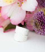 Silber Ring Salbei Gr.60