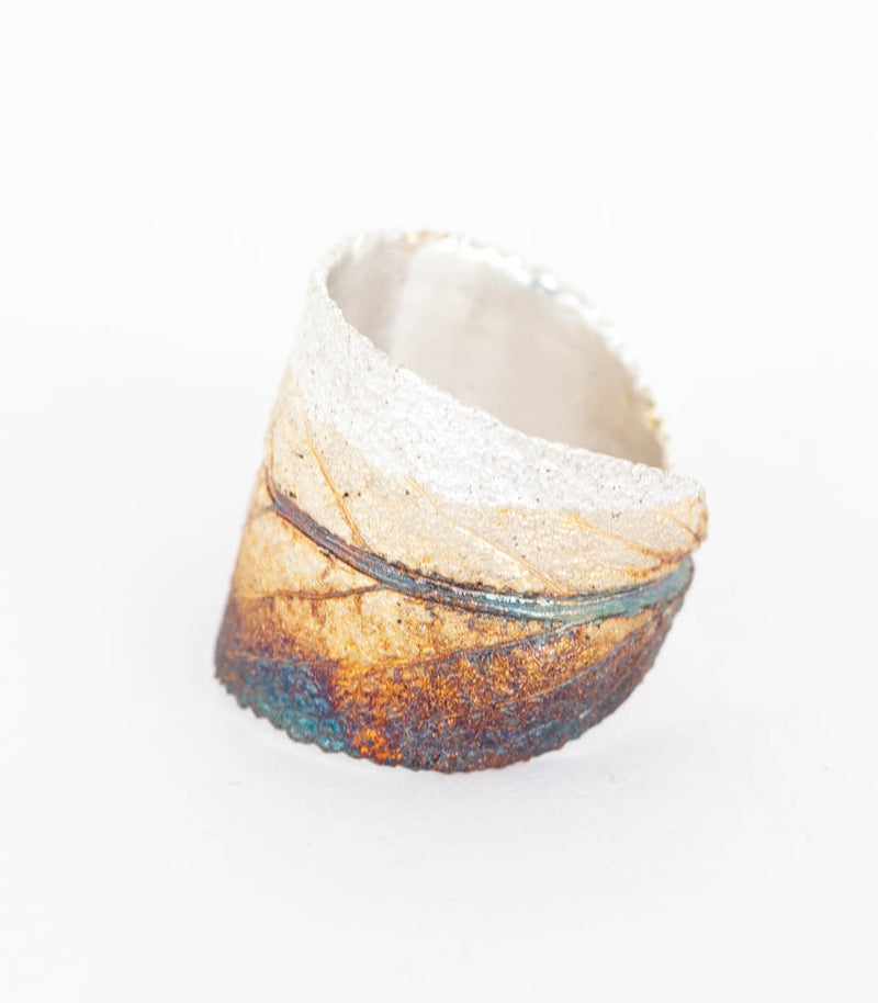 Silber Ring Salbei Gr.58