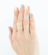 Bronze Ring Salbei Gr. 63