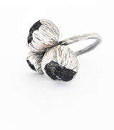 Silber Ring 3 Blüten Gr. 53